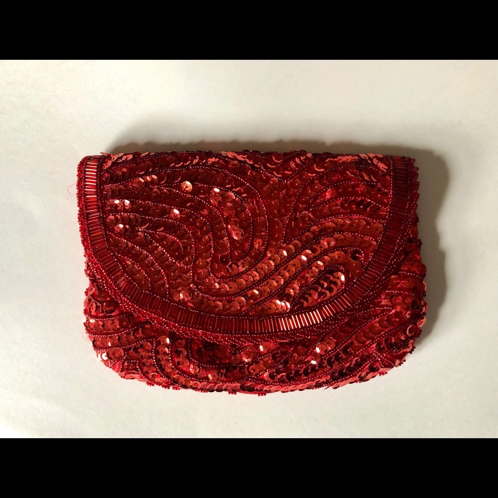 Vintage Magid Red Evening Purse